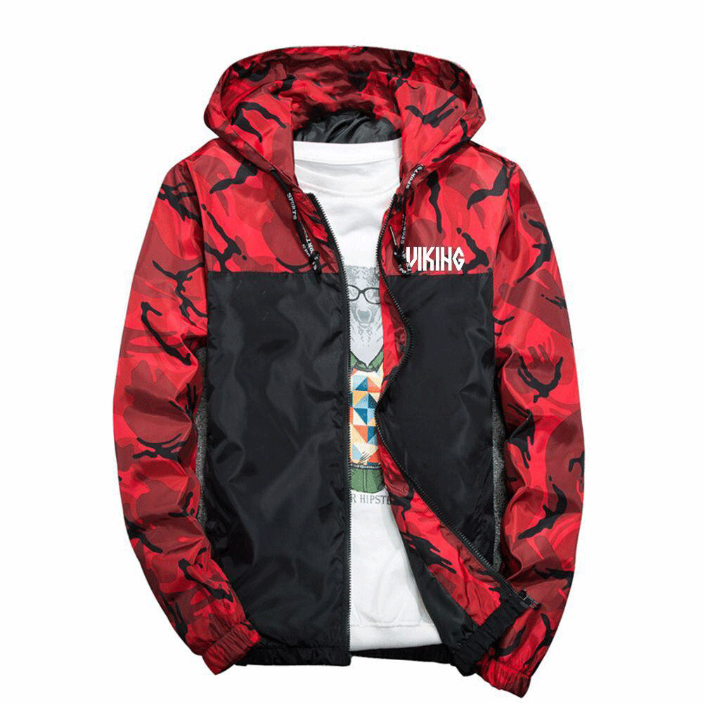Veste Coupe-Vent Viking <br>Mourir dans la bataille</br> Viking Shop