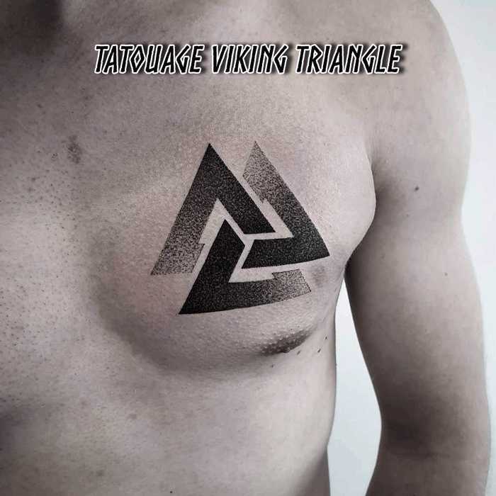 Tatouage viking triangle
