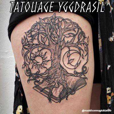 Tatouage Yggdrasil