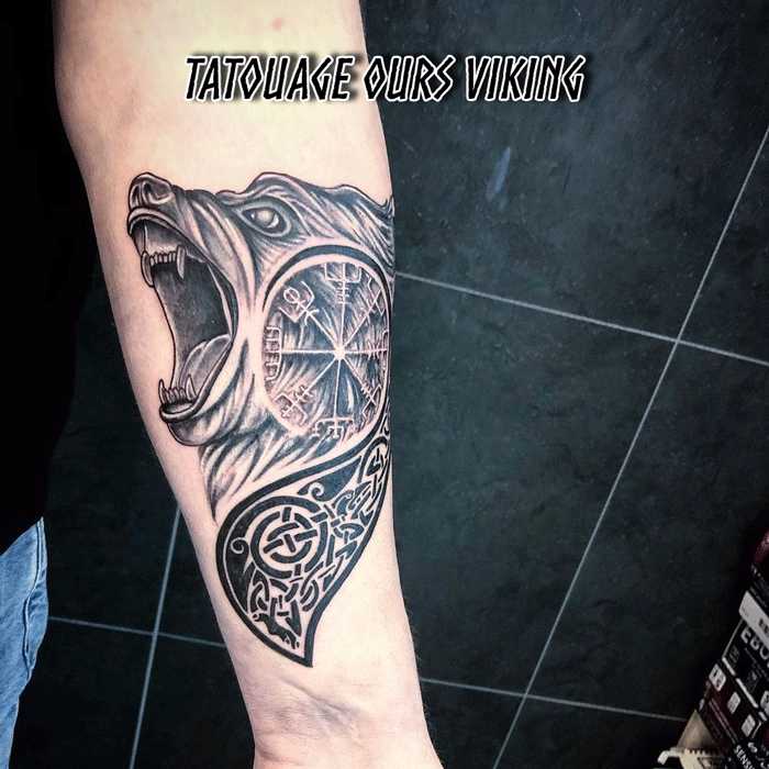 Tatouage ours viking