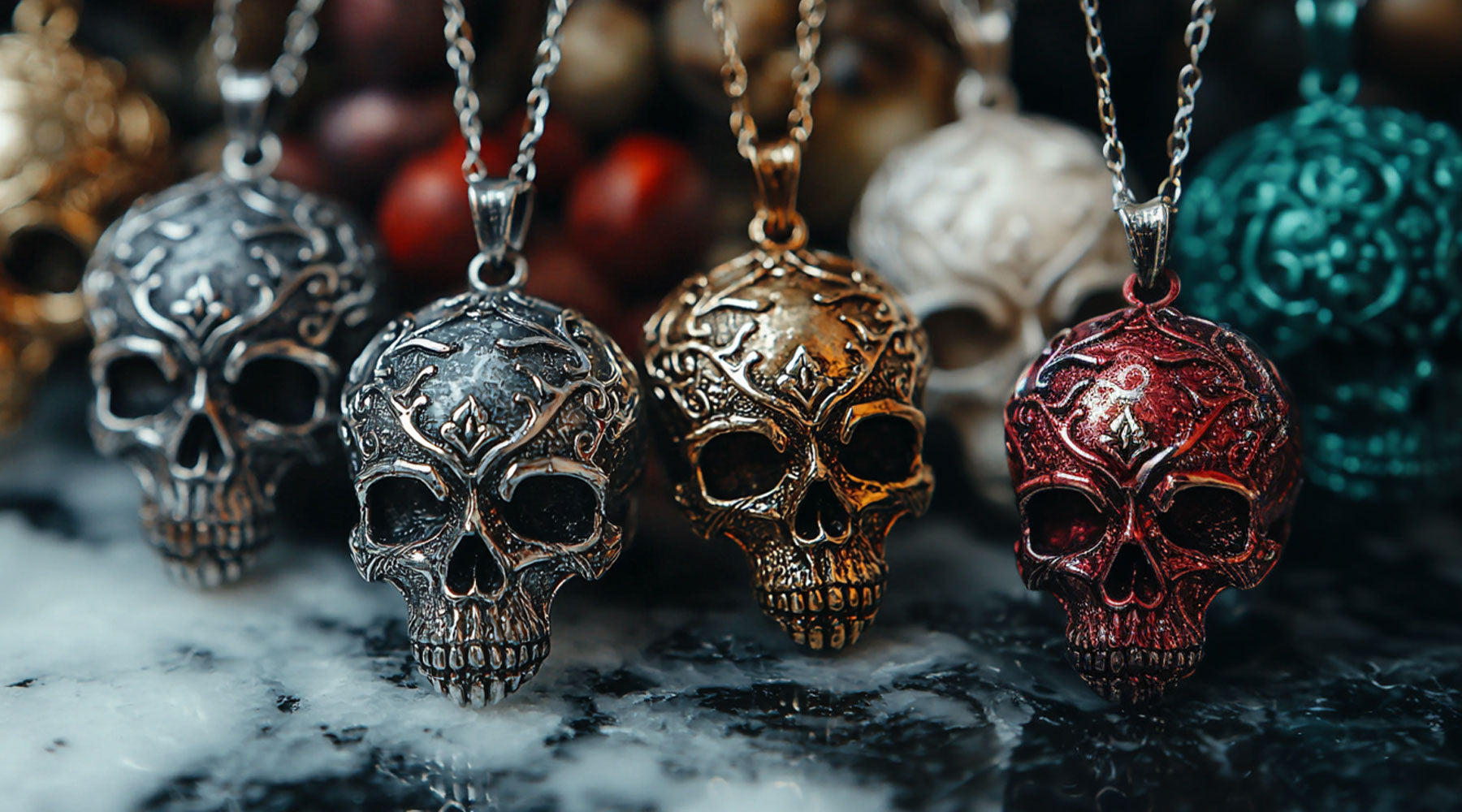 Collier Tête de mort