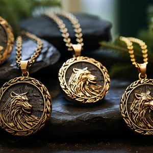 Pendentif Loup Or