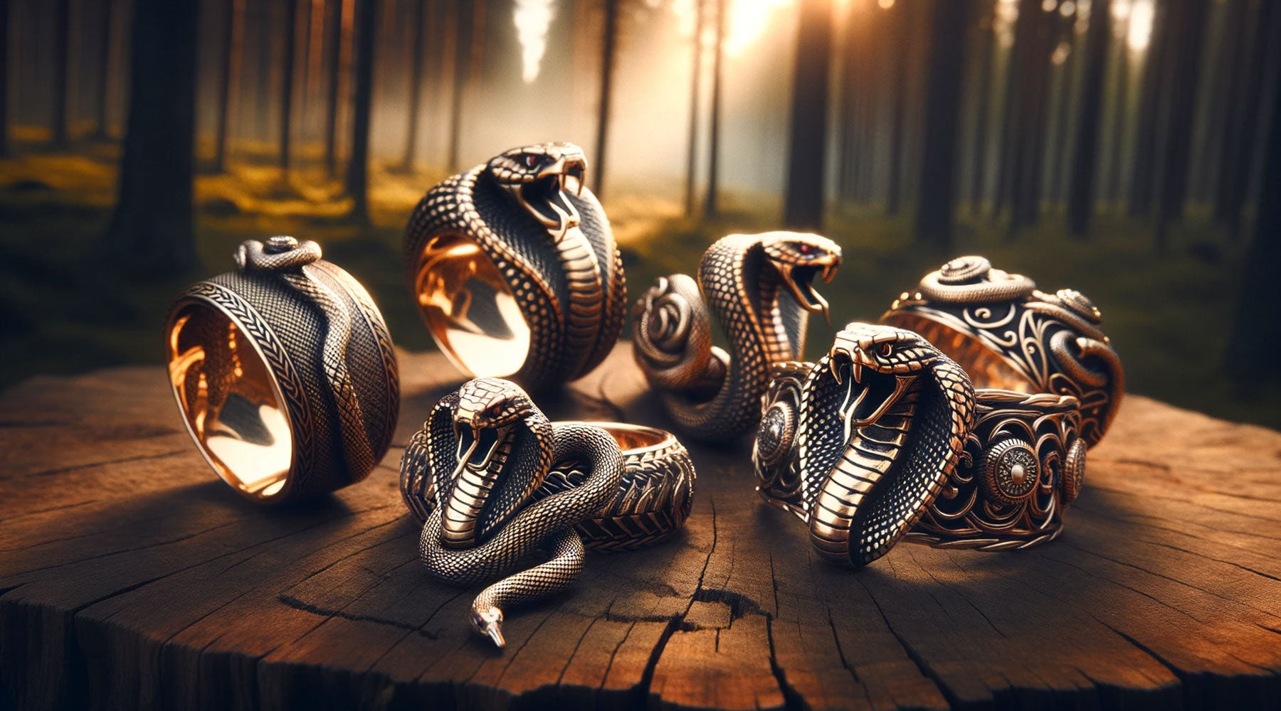 Bague Homme Serpent