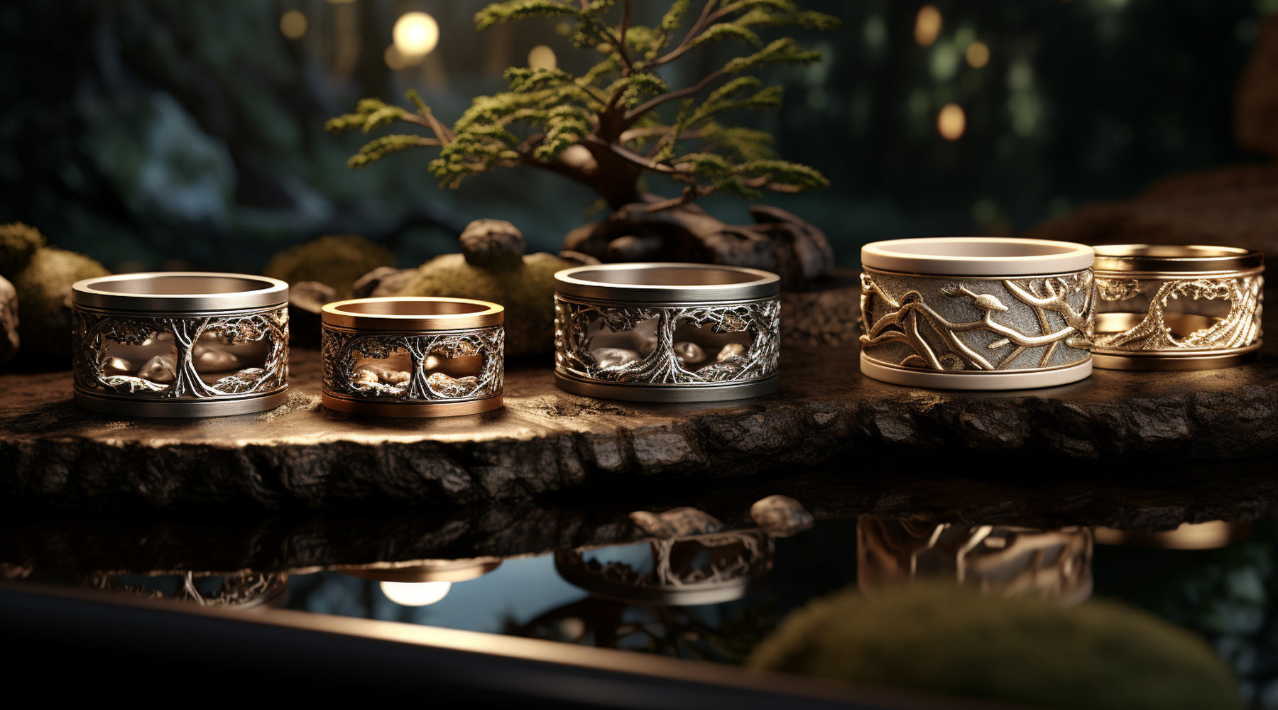Bague Arbre De Vie Argent