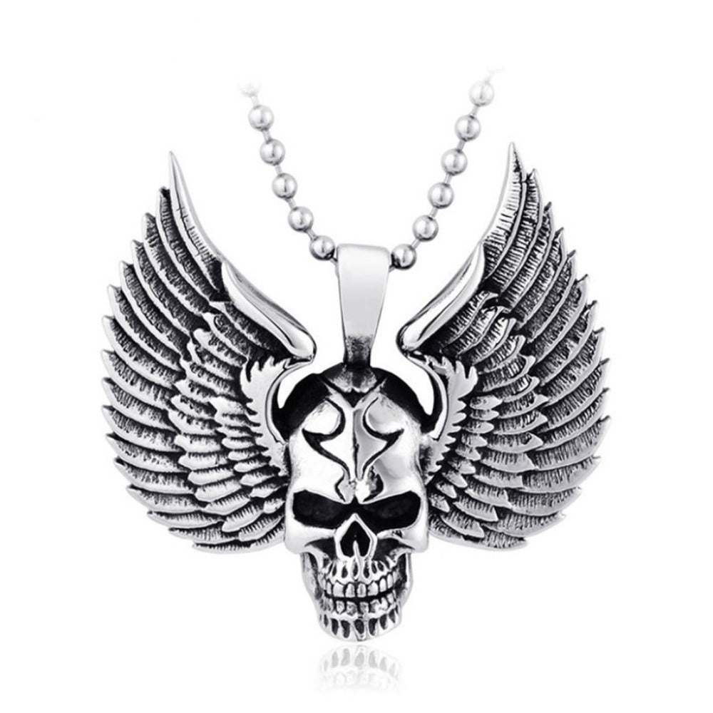 Collier Viking Ailes De Guerrier - Acier