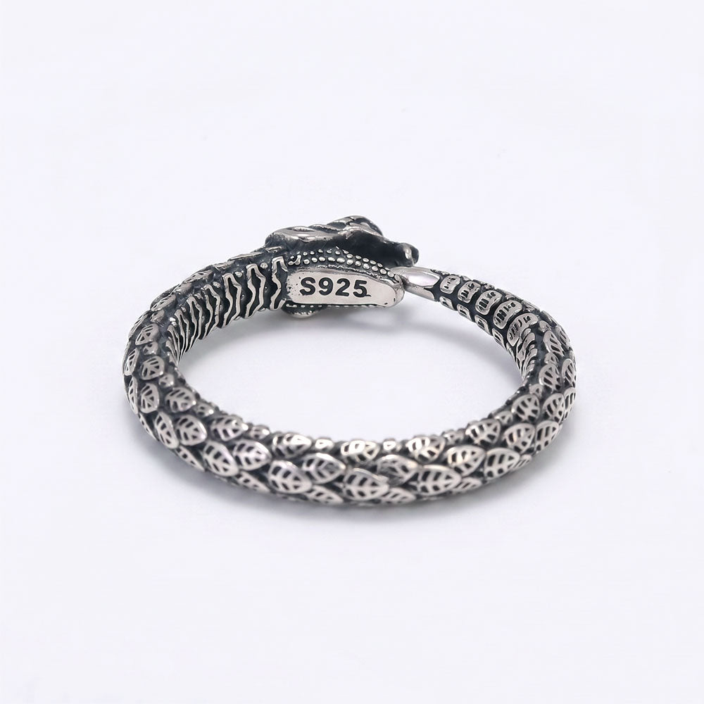 Bague Ouroboros Intemporel