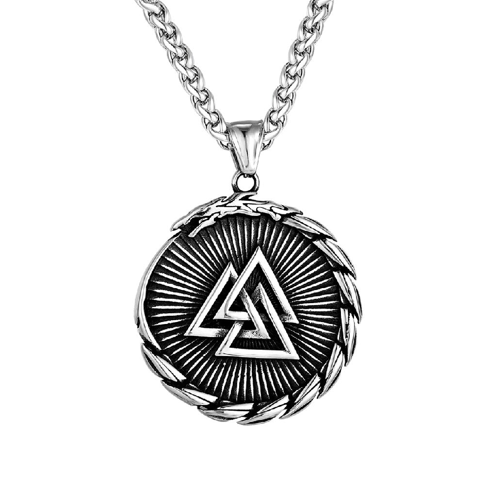 Collier Viking <br>Serpent Et Valknut</br> Viking Shop