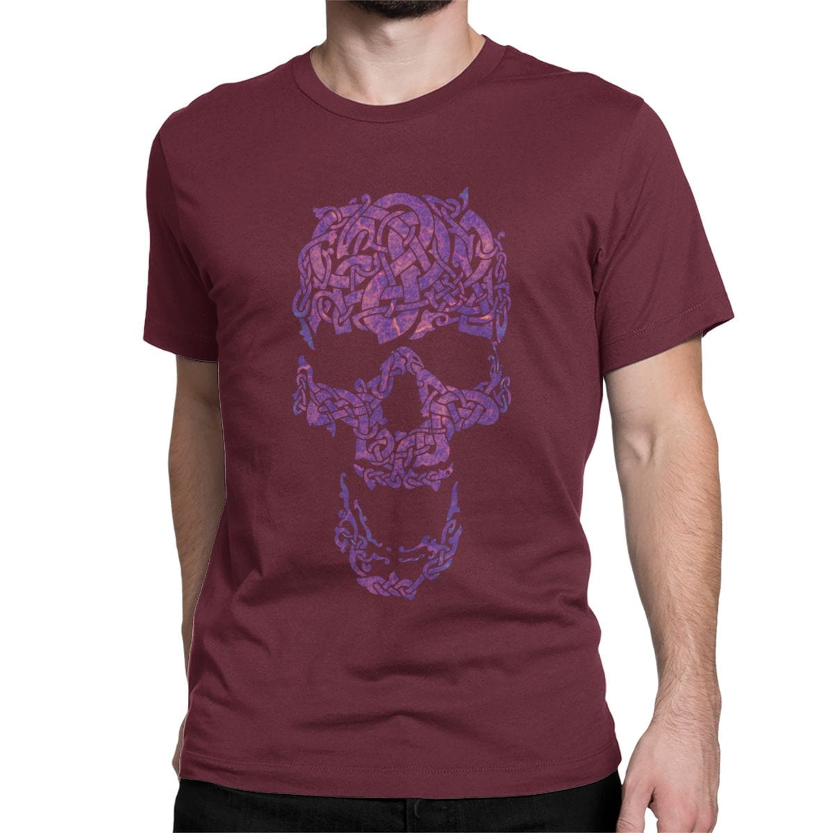 T-shirt Viking Crâne de guerrier Viking Shop