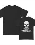 T-shirt Viking Valhalla Et Tête de Mort