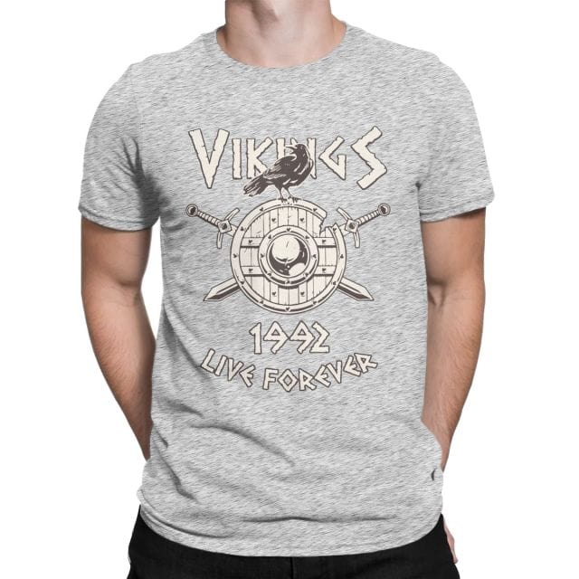 T-Shirt Viking Corbeau & Bouclier Viking Shop