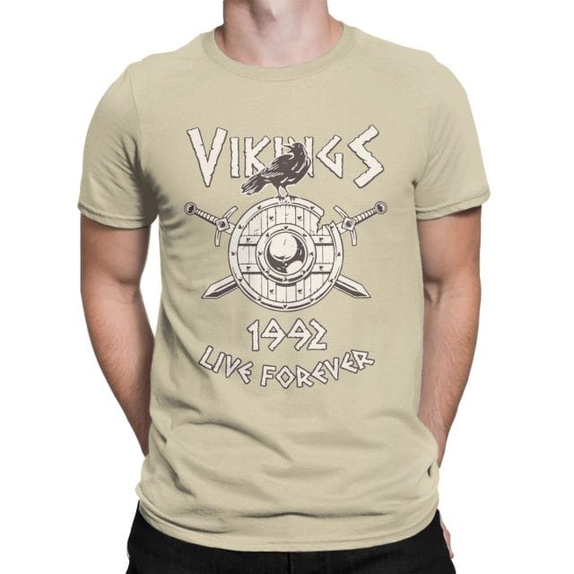 T-Shirt Viking Corbeau &amp; Bouclier Viking Shop