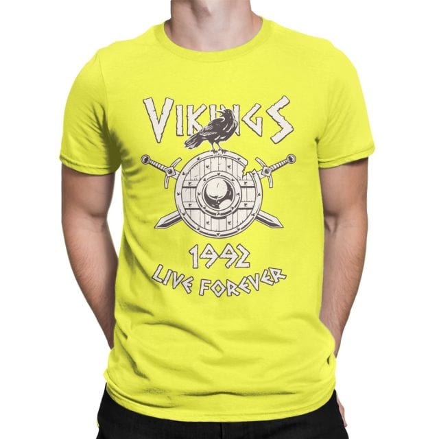 T-Shirt Viking Corbeau &amp; Bouclier Viking Shop