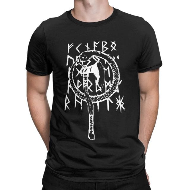 T-shirt Viking Hache Runique