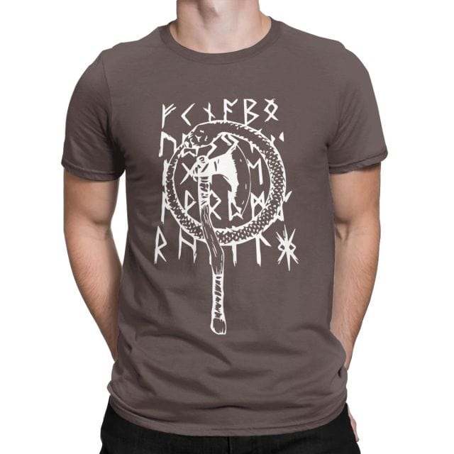 T-shirt Viking Hache Runique