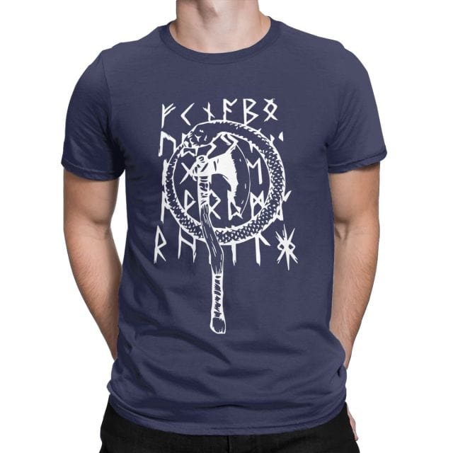 T-shirt Viking Hache Runique