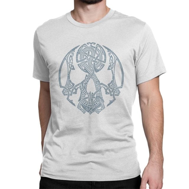 T-shirt Viking Crâne De Guerrier Viking Shop