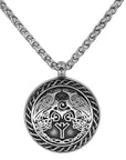 Collier Viking Hugin Et Munin Viking Shop