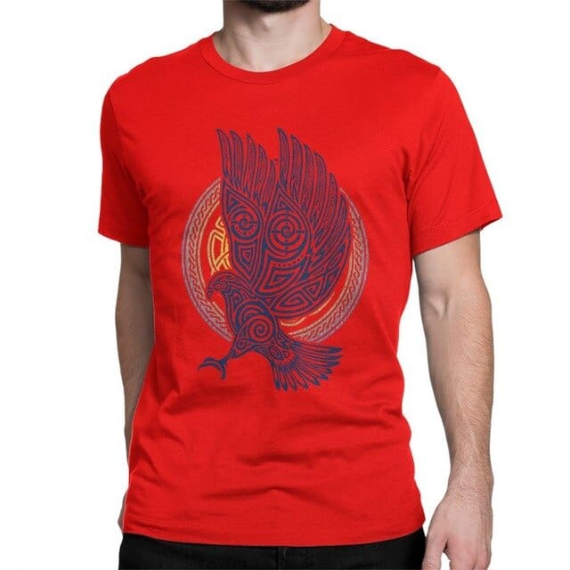 T-shirt Viking Corbeau