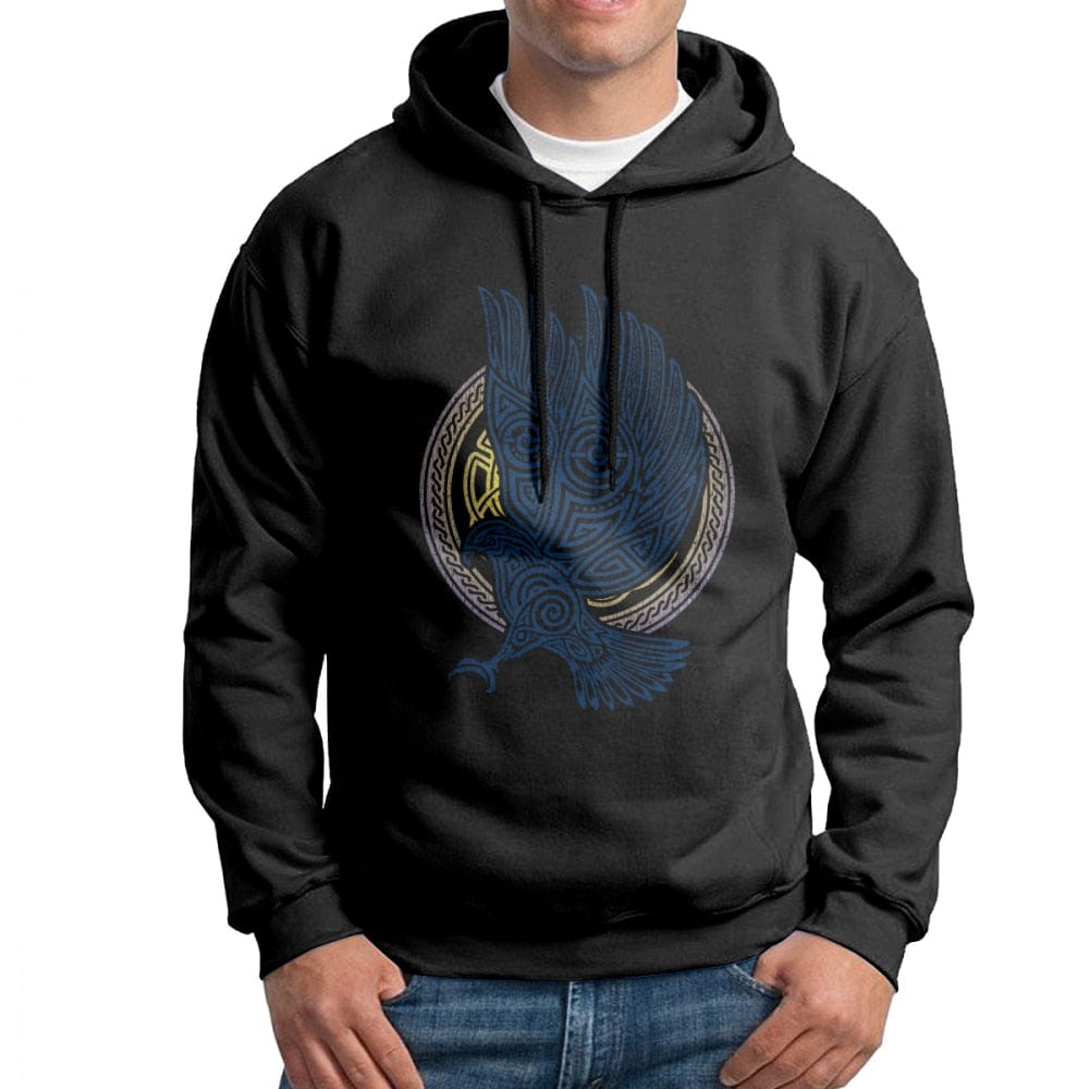 Sweat-shirt à capuche Aigle de sang Viking Shop