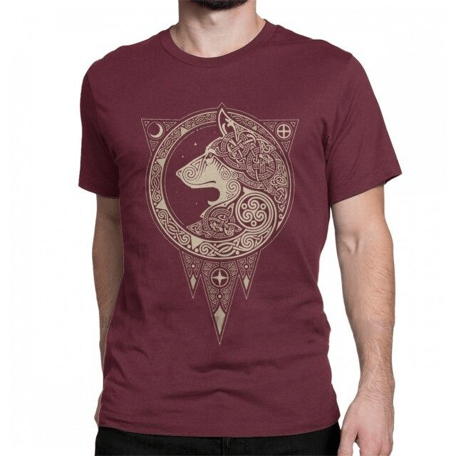 T-shirt Viking Loup