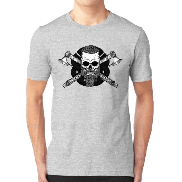 T-shirt Viking Crâne De Ragnar