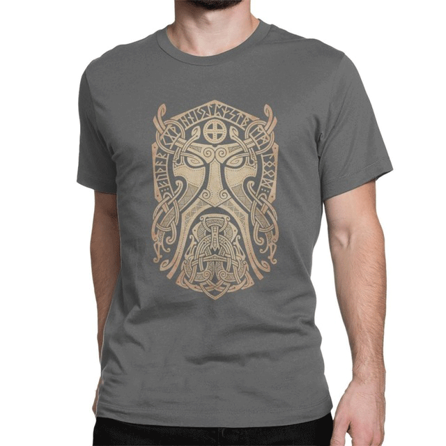 T-Shirt Tête De Mort Barbu