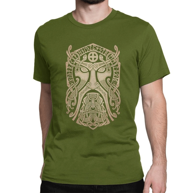 T-Shirt Tête De Mort Barbu